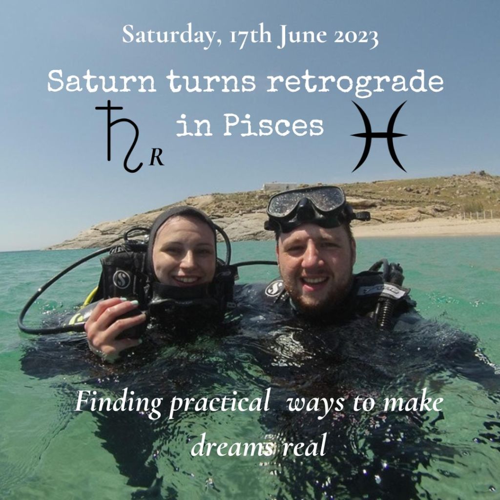 Saturn stations retrograde in Pisces